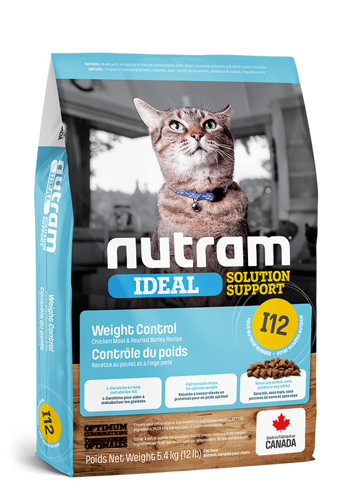 Nutram i12 control de poids nourriture pour chat