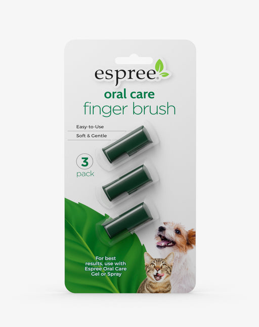 Brosse à doigts pour soins buccaux pour chien et chat