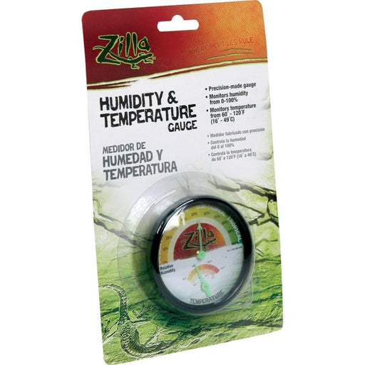 Jauge d'humidité et de température Zilla pour reptile