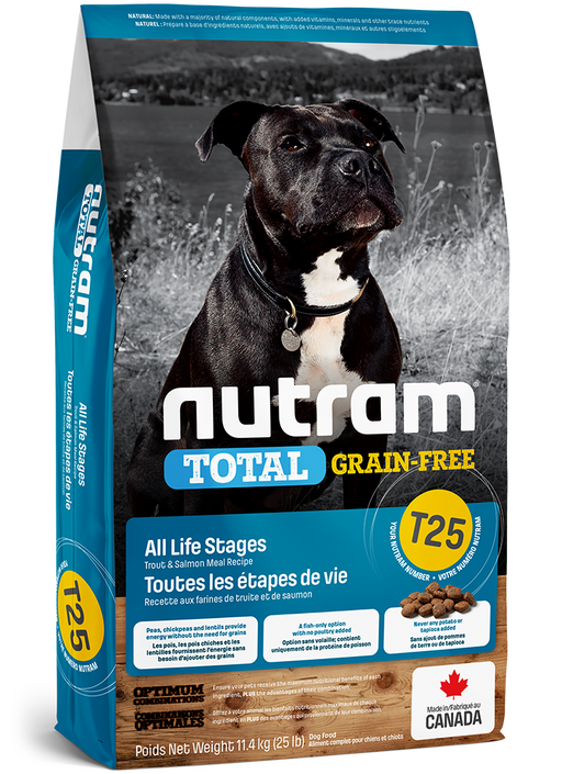 Nutram t25 total sans grains nourriture pour chien