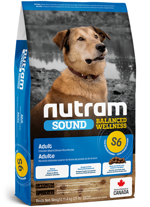 Nutram s6 sound nourriture pour chien
