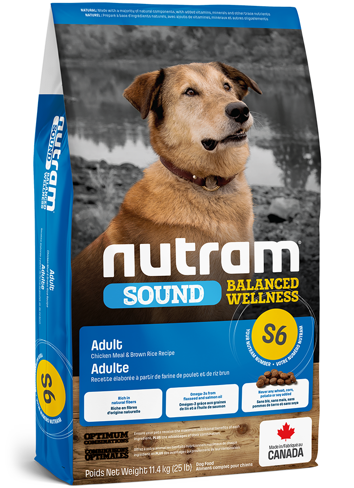 Nutram s6 sound nourriture pour chien