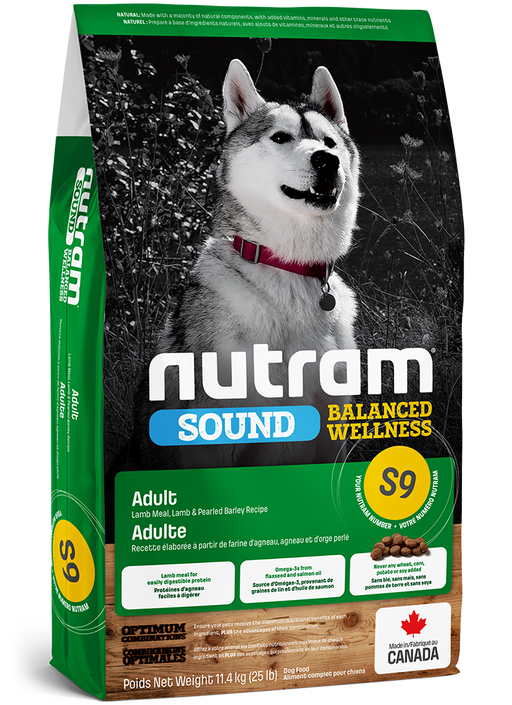 Nutram s9 sound agneau nourriture pour chien