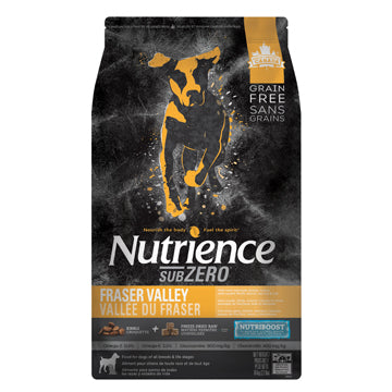 Nutrience subzero sans grains pour chiens, formulation Vallée du Fraser, 10 kg (22 lbs)