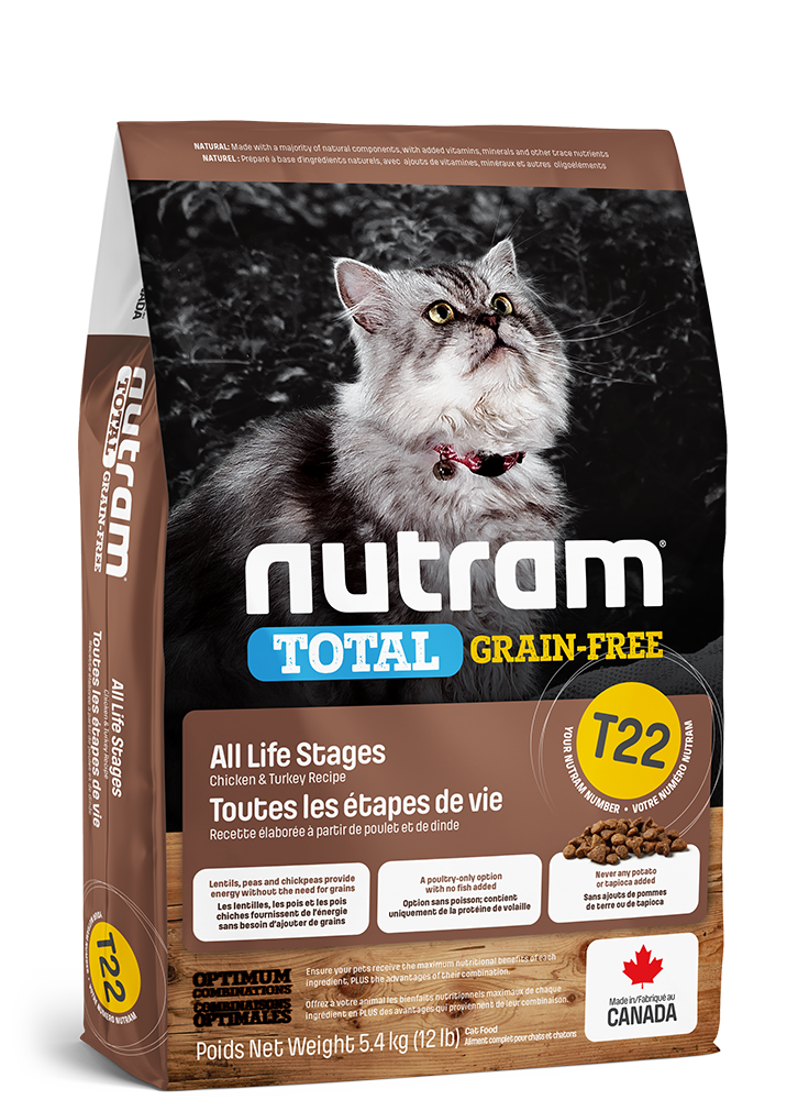 Nutram t22 total nourriture pour chat