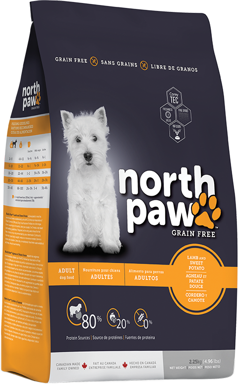 North Paw agneau nourriture pour chien