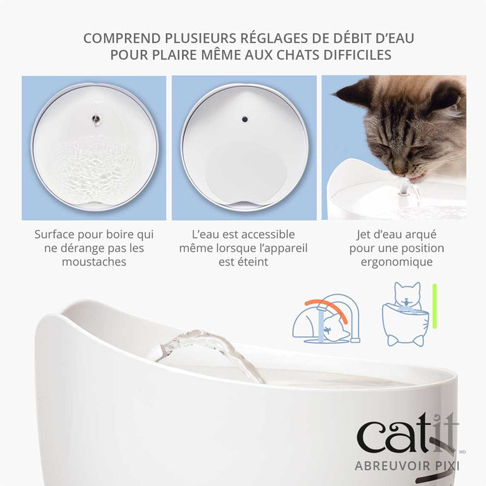 Catit abreuvoir pour chat PIXI 2.5L - Abreuvoir - Catit - Catit abreuvoir pour chat PIXI 2.5L