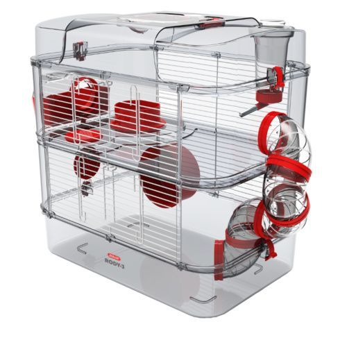 Cage Rody3 duo pour rongeurs