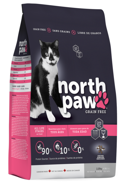 North Paw tous âges 2.25kg nourriture pour chat