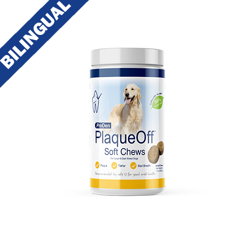 Naturvet plaque off large & giant soft chew (90CT) pour les dent du chien - Soins - Naturvet - Naturvet plaque off large & giant soft chew (90CT) pour les dent du chien