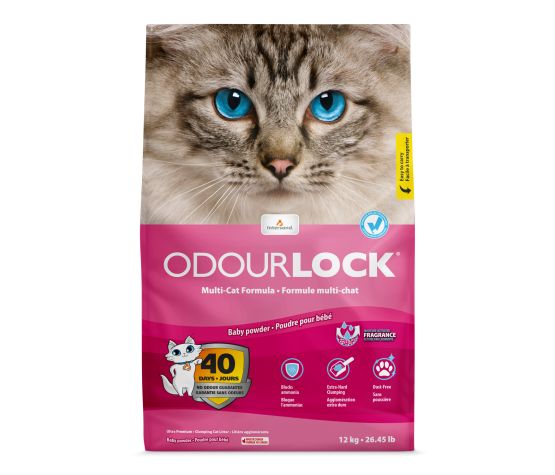 Odour lock litière agglomérante pour chat