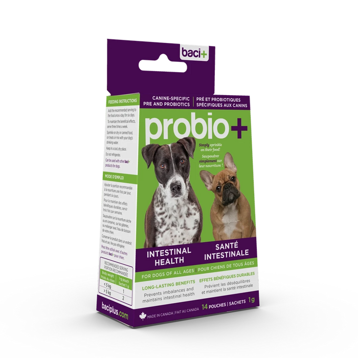 Baci+ probio+ prébiotiques et probiotiques pour chiens