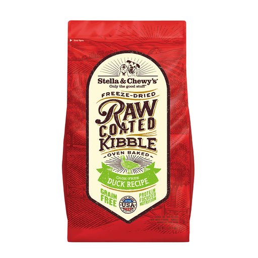 Stella & chewy's raw coated canard nourriture pour chien