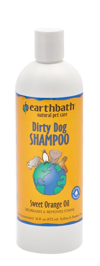Earthbath shampoing dégraissant à l'orange pour chiens